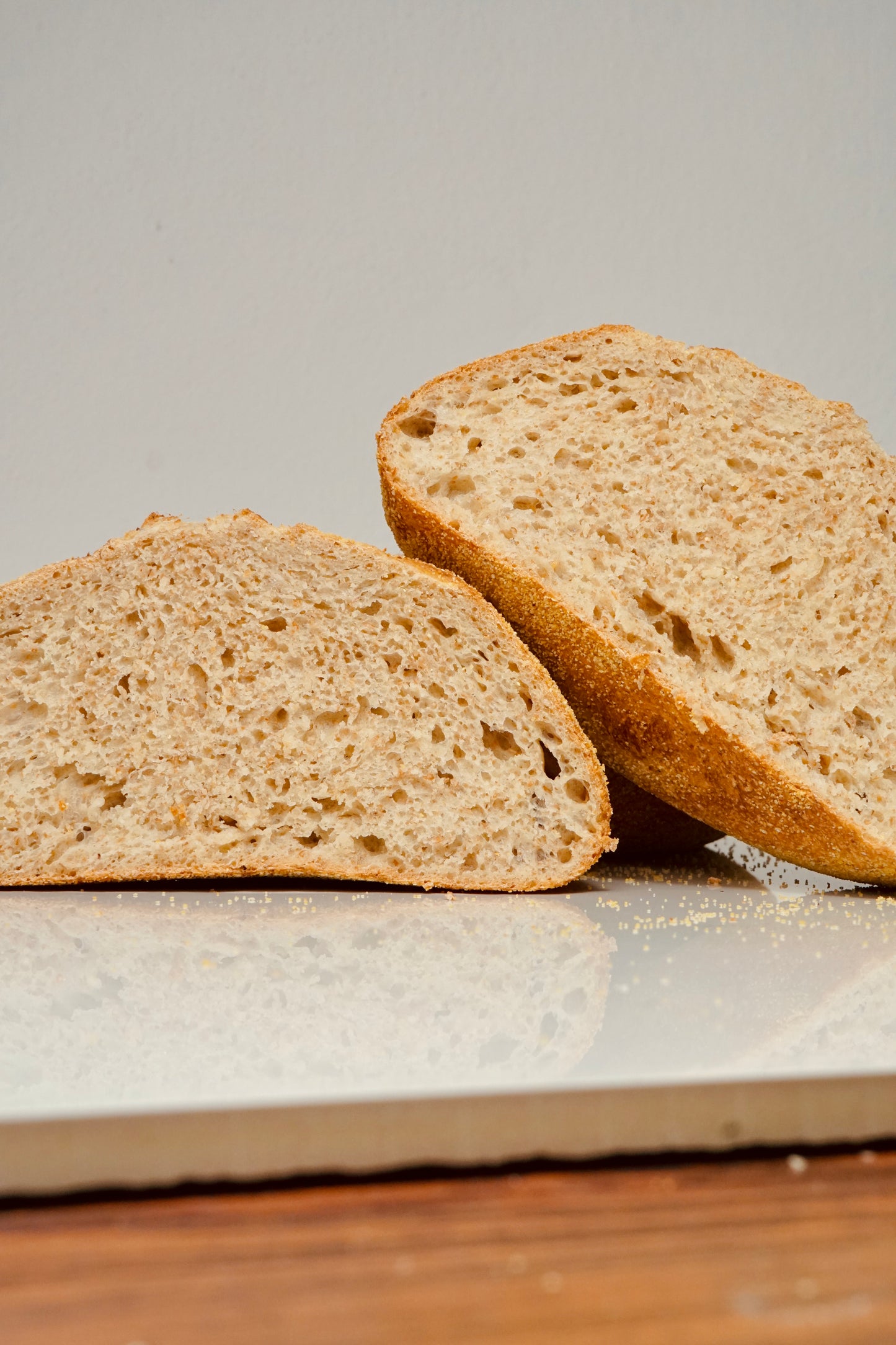 Pane integrale con lievito madre